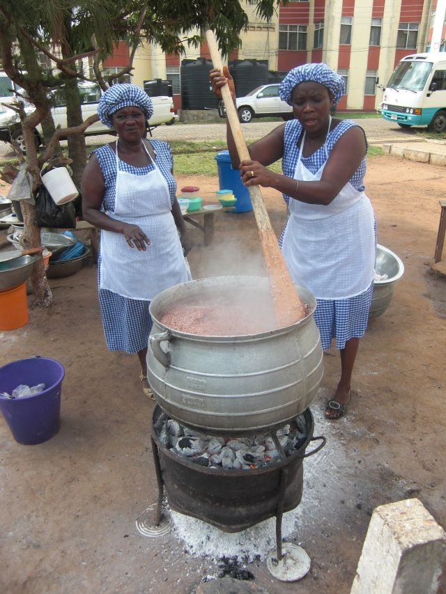 cooks sturrring pot ghana 2010