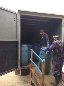 Offloading faecal waste for processing